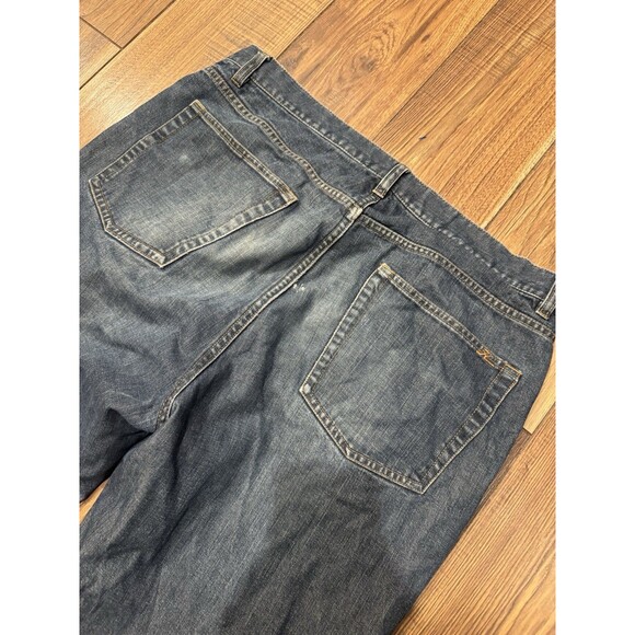 Hobie 1950 Mens Straight Leg Blue Jeans Size 36x34 Y2K 2000s Skater - Picture 4 of 7